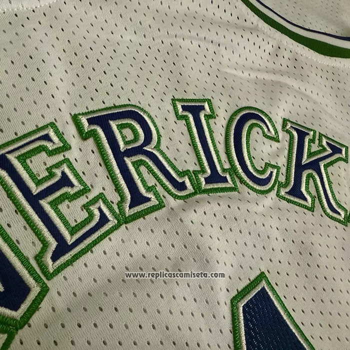 Camiseta Dallas Mavericks Kyrie Irving NO 11 Mitchell & Ness 2023-24 Blanco